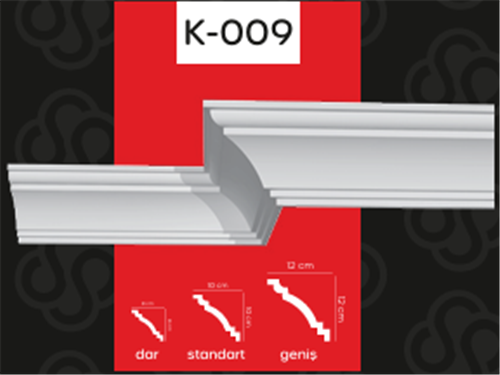 STELLA XPS KARTONPİYER K-009 STANDART 10X10 CM (1 BOY=2 METRE)